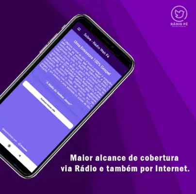 Rádio Web Fé android App screenshot 0